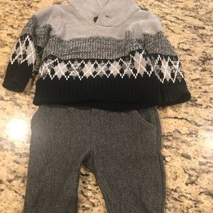 Sweater and dress pants